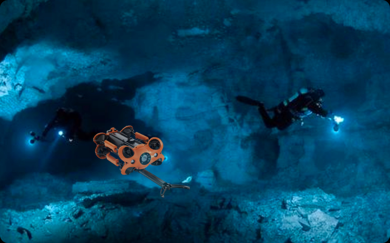 Light Industrial Underwater ROV, Stronger Power and More Accessories